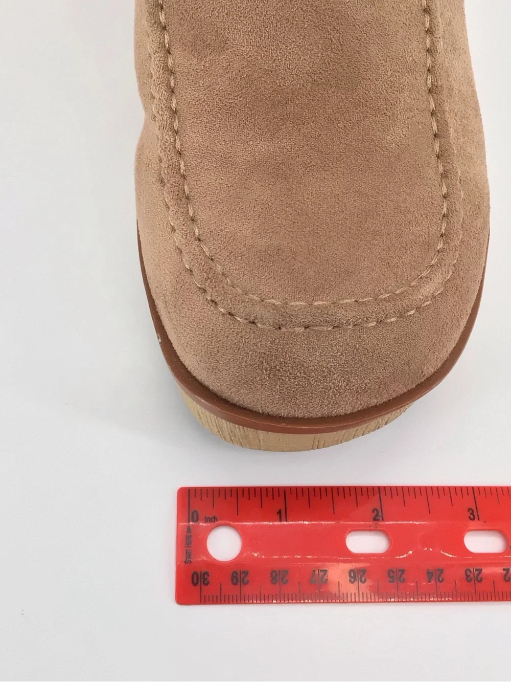 Pierre Dumas Women's Taupe Suede Closed-Toe Slide Mules Clogs Size 8.5